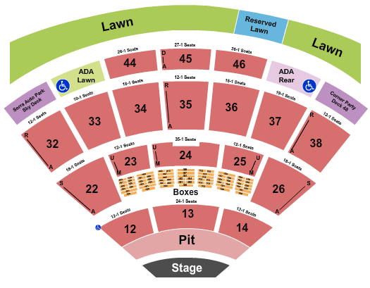 Blossom Music Center Riley Green Seating Chart